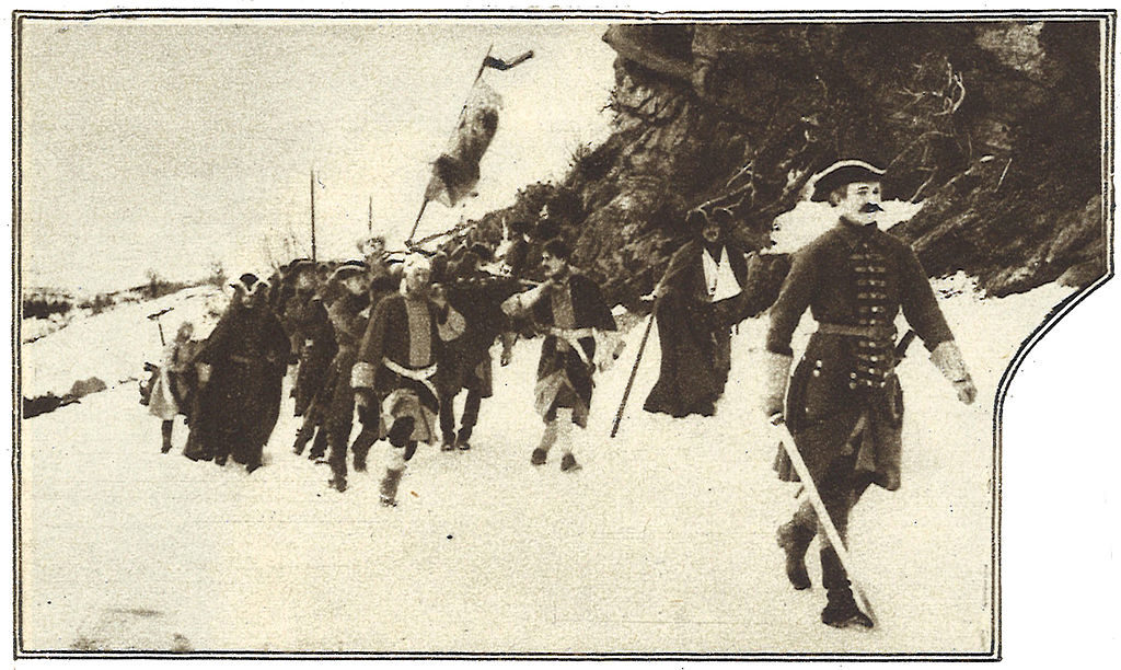 Scen ur filmen Karl XII
